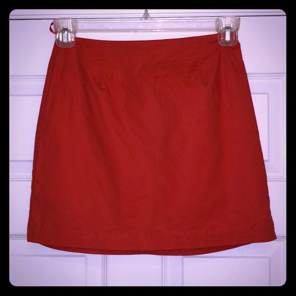GAP stretch short coral skirt